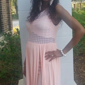 Material Girl dress with split